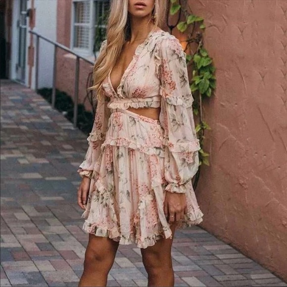 Ophelia Lace Up Dress - Picture 4 of 8